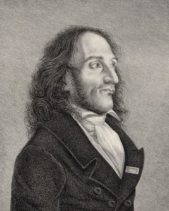 Retrato de Niccolò Paganini 1782-1840, c. 1830. de Unbekannt