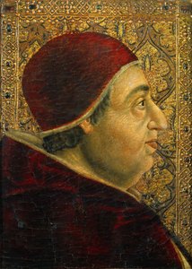 Retrato do Papa Alexandre VI 1431-1503, década de 1490. de Unbekannt
