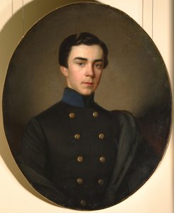 Retrato do príncipe Alexander Mikhailovich Golitsyn 1838-1919, década de 1850 de Unbekannt