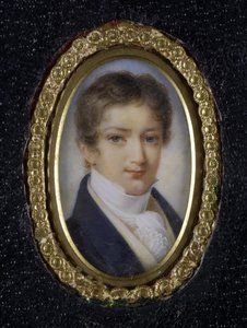 Retrato do príncipe Dmitry Petrovich Volkonsky 1805-1859, primeiro quartel do século XIX de Unbekannt