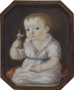 Retrato de Sergey Ivanovich Volkov quando criança, ca 1808 de Unbekannt
