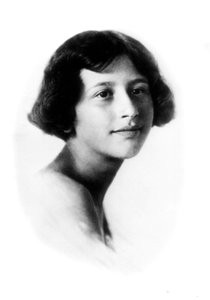 Retrato de Simone Weil (foto a p/b) de Unbekannt