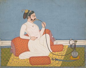 Retrato de Thakur Utham Ram, ca. 1760 de Unbekannt