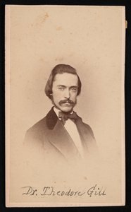 Retrato de Theodore Nicholas Gill 1837-1914, por volta de 1860. de Unbekannt
