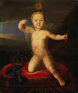 Retrato de Tsarevich Peter Petrovich da Rússia 1715-1719, primeiro trimestre do 19º cen. de Unbekannt