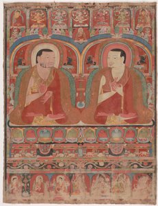 Retrato de dois lamas de Unbekannt Unbekannt
