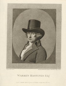 Retrato de Warren Hastings, Esq., pub. 1795. de Unbekannt