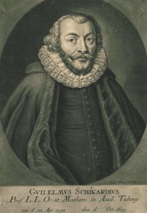 Retrato de Wilhelm Schickard 1592-1635. de Unbekannt