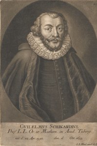Retrato de Wilhelm Schickard 1592-1635. de Unbekannt
