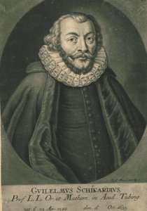 Retrato de Wilhelm Schickard 1592-1635. de Unbekannt
