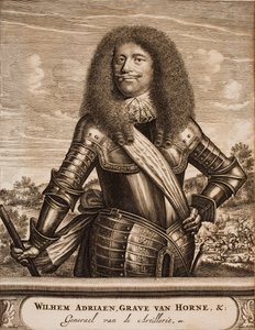 Retrato de Willem Adriaan II van Horne 1633-1694 De: local da guerra, 1675. de Unbekannt