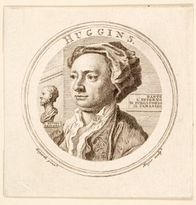 Retrato de William Huggins, pub. 1760. de Unbekannt