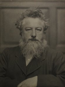 Retrato de William Morris 1834-1896, c. 1886. de Unbekannt