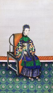 Retrato de uma mulher chinesa de Unbekannt