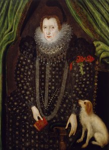 Retrato de uma senhora, 1600-1700. de Unbekannt