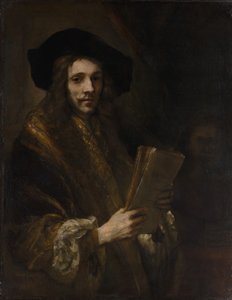 Retrato de um homem O leiloeiro, provavelmente ca. 1658-62.
