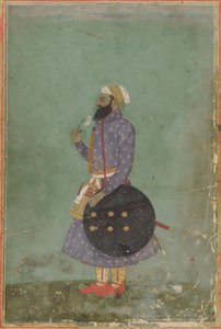 Retrato de um Príncipe, dinastia Mughal, século XVIII. de Unbekannt