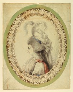Retrato de mulher de Unbekannt