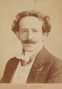 Retrato do pianista e compositor Georg Liebling 1865-1946, c. 1900 de Unbekannt