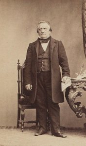 Retrato do compositor Franz Lachner 1803-1890, c. 1850 de Unbekannt