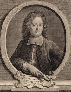 Retrato do compositor Jean-François Lallouette 1651-1728. de Unbekannt