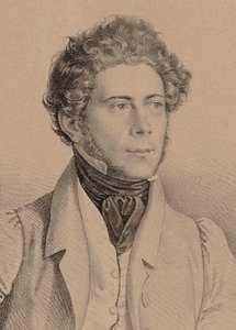 Retrato do compositor Joseph Lanner 1801-1843, 1830. de Unbekannt