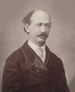 Retrato do compositor Maurice Strakosch 1825-1887 , c. 1870. de Unbekannt