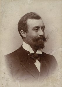 Retrato do compositor e organista Alfred Tofft 1865-1931, 1898. de Unbekannt