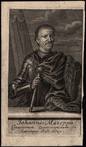 Retrato do Hetman Ivan Mazepa 1639-1709, início do século XVIII. de Unbekannt