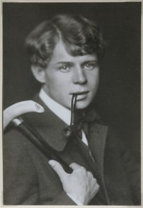 Retrato do poeta Sergei Yesenin 1895-1925, 1919 de Unbekannt