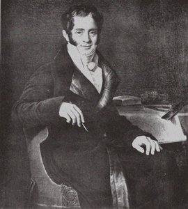 Retrato do arquiteto Carlo Rossi 1775-1849 depois do cap. Mitoire de Unbekannt