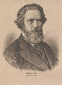 Retrato do artista Mihály Zichy 1827-1906, 1877. de Unbekannt