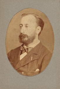 Retrato do compositor Camille Saint-Saëns 1835-1921, c. 1880. de Unbekannt