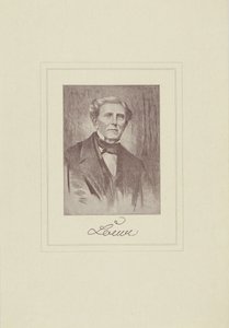 Retrato do compositor Carl Loewe 1796-1869. de Unbekannt