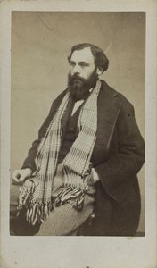Retrato do compositor Ferdinand Poise 1828-1892, c. 1875. de Unbekannt