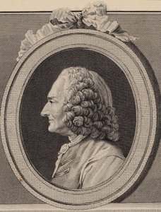 Retrato do compositor Jean-Philippe Rameau 1683-1764. de Unbekannt