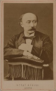 Retrato do compositor Luigi Arditi 1822-1903, 1880. de Unbekannt