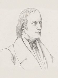 Retrato do maestro e compositor Johann Nepomuk Schelble 1789-1837, c. 1830-1840. de Unbekannt