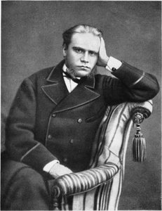 Retrato do advogado e autor Anatoli Fyodorovich Koni 1844-1927, 1870s de Unbekannt