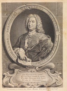 Retrato do matemático Johann Bernoulli 1667-1748, 1742. de Unbekannt