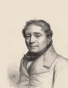 Retrato do cantor de ópera Louis Antoine Eléonore Ponchard 1787-1866, 1845. de Unbekannt