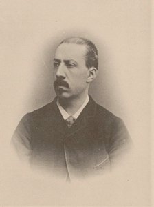 Retrato do organista e compositor Charles-Marie Widor 1844-1937, 1870-1875. de Unbekannt