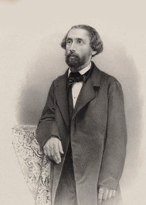 Retrato do pianista e compositor Julius Schulhoff 1825-1898, 1860. de Unbekannt