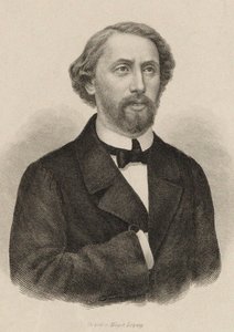 Retrato do pianista e compositor Julius Schulhoff 1825-1898, 1860. de Unbekannt