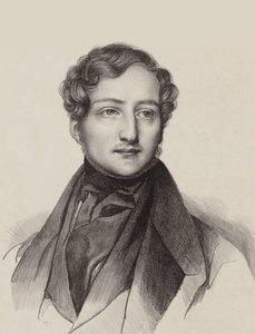 Retrato do pianista e compositor Sigismund Thalberg 1812-1871. de Unbekannt