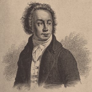 Retrato do poeta Ivan S. Barkov 1732-1768, século XIX de Unbekannt