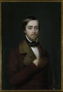 Retrato do poeta Joseph Méry 1798-1866, c. 1830-1840. de Unbekannt