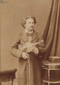 Retrato do violinista e compositor Frantisek Ondricek 1857-1922, 1882-1883. de Unbekannt