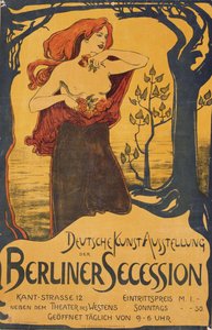 Cartaz para a Exposição da Secessão de Berlim, c. 1900