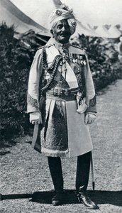 Pratap Singh 1845-1922, oficial do Exército Indiano Britânico e Maharaja, 1914 de Unbekannt